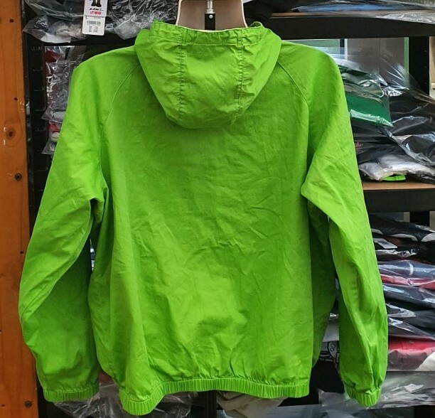 SS20 Supreme Overdyed Twill hooded bright green jacket size SS20 Supreme Overdyed Twill hooded bright green jacket size