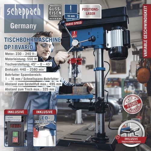 Image of Scheppach DP18Vario ebay website
