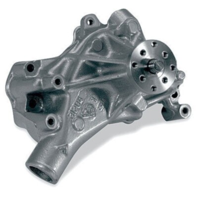 EMP Stewart 22103 Stage2 Short Style High-Volume Aluminum Water Pump 1955-72 SBC