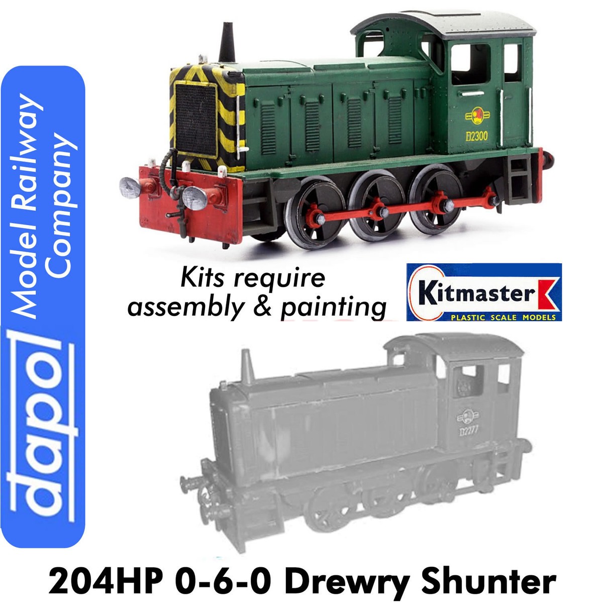 DREWRY SHUNTER 0-6-0 Model Railway KitMaster OO Gauge Kit Dapol