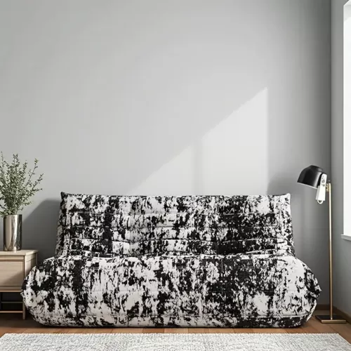 Divan Bed Floor Sofa Chaise Lounge Caterpillar Lazy Sofa Beanbag Chair Love Seat - Picture 16 of 33
