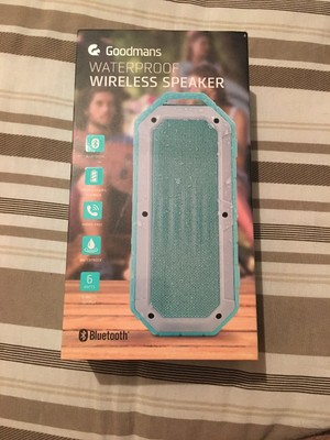 goodmans waterproof wireless speaker