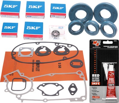 Lagersatz SKF Motorset Dichtung Kugellager Simmeringe für Simson S50 M53/2 M52