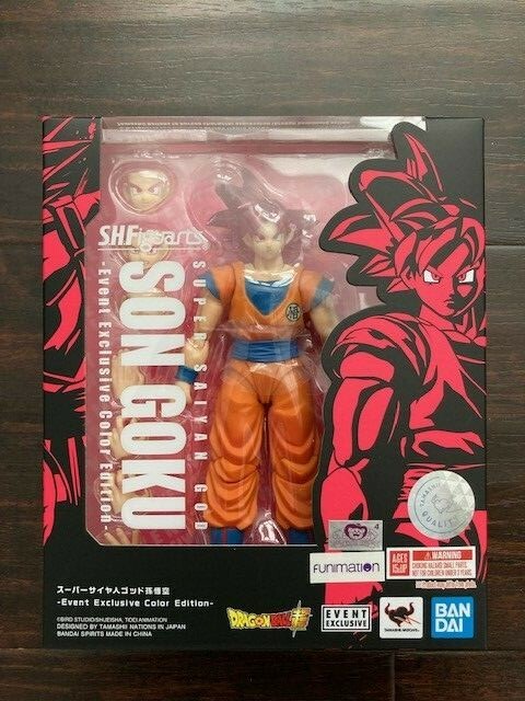 SH Figuarts GOKU GOD EVENT EXCLUSIVE SDCC 2021 / CCXP2021 Dragon Ball Super  Bandai Review 