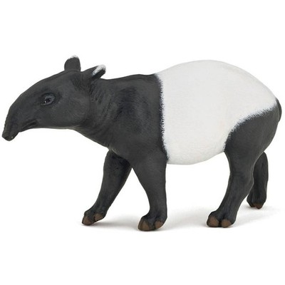 Tapir Toy Figurine - Hand Painted & Collectible Wild Animal Figure - Papo 50112