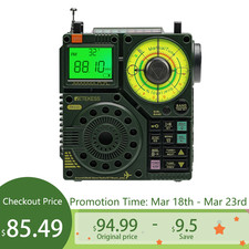 TR112 Ricevitore Radio Onde Corte, AIR VHF AM FM SW WB Ricevitore Radio Multibanda SOS