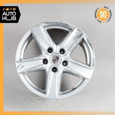 Porsche Cayenne 958 8 X 18 18 Wheel Rim Silver 7p5601025d Oem Porsche Cayenne 958 8 X 18 18 Wheel Rim Silver 7p5601025d Oem