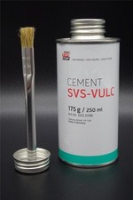175g Vulkanisierflüssigkeit SVS Vulc + Pinseldeckel Latexkleber TIP TOP