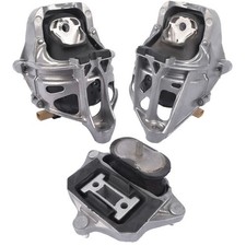 3PCS Engine Motor Mounts & Transmission Mount Set for Audi S4 S5 20-18 V6-3.0L 4