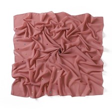 Islamic Chiffon Square Hijab Women Scarf Neck Wrap Shawl Muslim Turban Headscarf