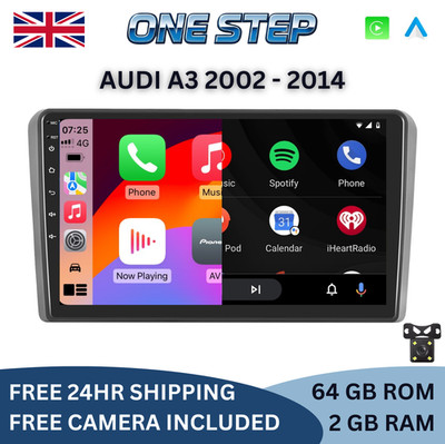 Audi A3 S3 RS3 8P 8P1 Carplay Android Auto Head Unit Stereo Radio CAMERA
