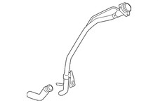 Genuine Gm Fuel Tank Filler Pipe 25879196
