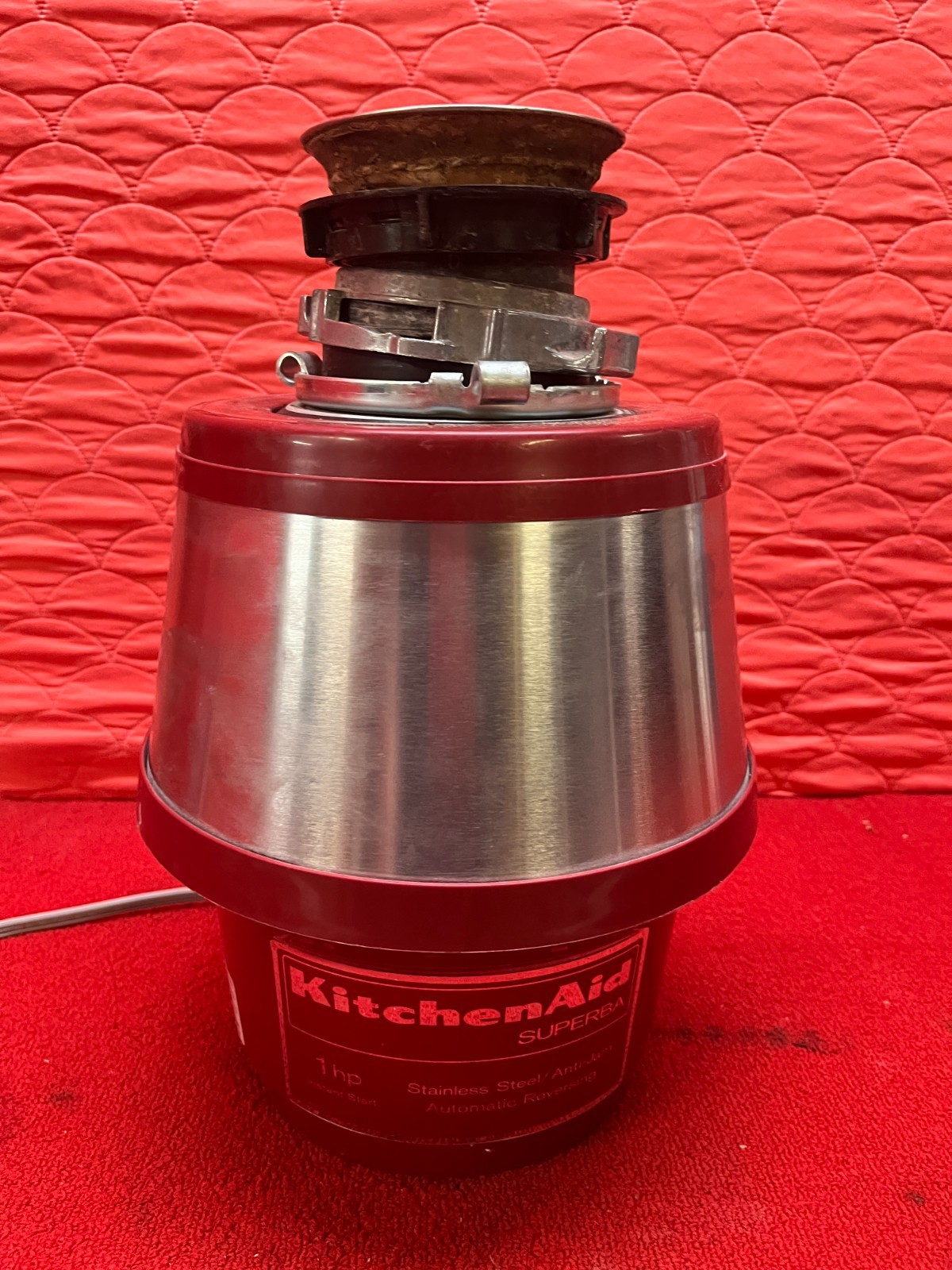 Used KitchenAid Superba 1HP Food Waste Disposal Garbage #KBDS250X4 Good Cond