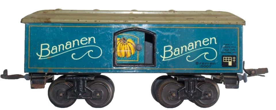 1930's Large Karl Bub (KBN)  0-gauge LOT of 2 Advertisement Freight Cars - Image 2 of 4