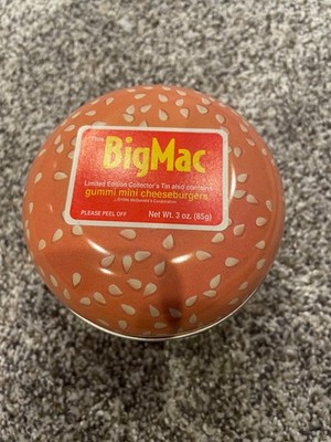 Vintage 1996 McDonalds (Limited Edition) Big Mac Collectors Tin w/gummies
