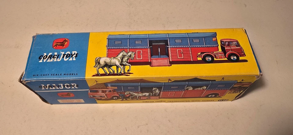 CORGI TOYS MAJOR 1130 BEDFORD CIRCUS CHIPPERFIELDS HORSE TRANSPORTER OVP H013-88 - Bild 4 von 4