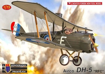 KP Model 1/72 Scale Royal Flying Corps Airco Dh-5 Plastic Model Kit Kpm0254