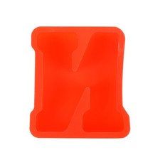 Silicone Resin Letter Mould 3D Mould for Epoxy Resin Art Large N 5inch Red