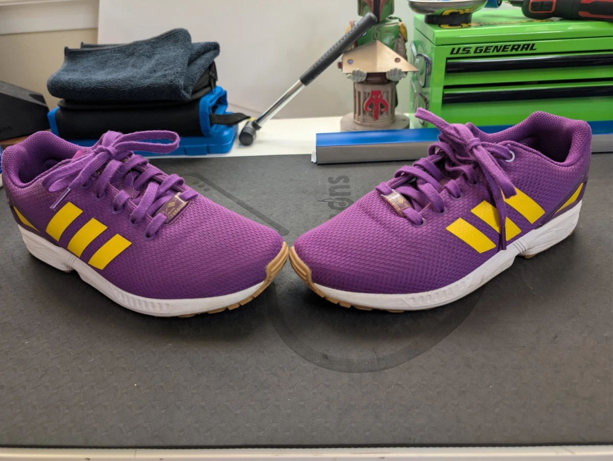 adidas ZX Flux Glory Purple Yellow for Sale | Authenticity