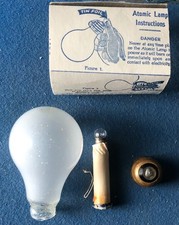 Vintage Magic Trick  Atomic Lamp Glass Wirele...