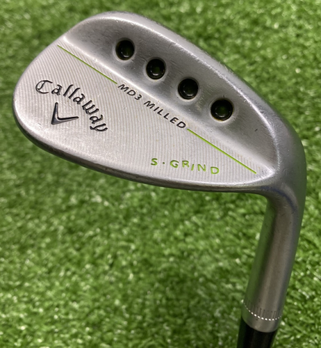 Sand Wedge Callaway MD3 S Grind 56° - Pour Gaucher, Acier Rigide, Bounce 10°, Occasion
