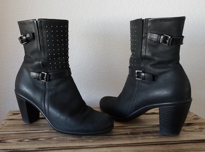 Stiefeletten ° ECCO Gr. 39 ° Halbschuhe Schuhe Damen Pumps hoher Absatz Stiefel