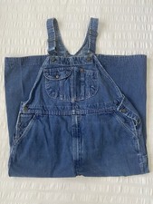 Denim Bib Overalls KEY Imperial Men W 44 X L 28 Big And Tall Workwear Blue Jeans