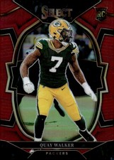 2022 Panini Select #56 Quay Walker Maroon Prizm #/149