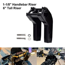 Club Style 1-1/8 inch Pullback Handlebar Riser For Harley Dyna Sportster Touring