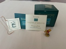 WDCC Enchanted Places "Winnie The Pooh" Miniature Disney's Winnie The Pooh COA