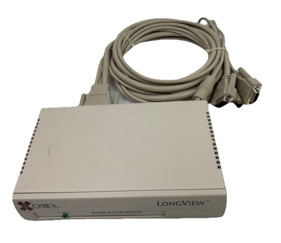 CYBEX LongView KVM Extender Transmitter 500-130-003 With Cable Connection