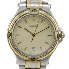 GUCCI Watches 9040M IvoryDial Stainless Steel Quartz Analog display mens