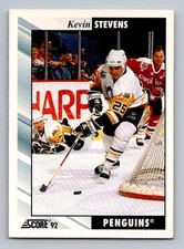 #25 1992-93 Score * Kevin Stevens Pittsburgh Penguins