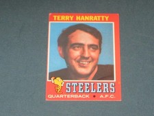 1971 Topps Terry Hanratty Rookie Football Card #36 VG Condition. rookie card picture