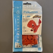 Nanoblock Pokemon NBPM 002 Charmander Micro-Sized Building Block Kit 120pcs