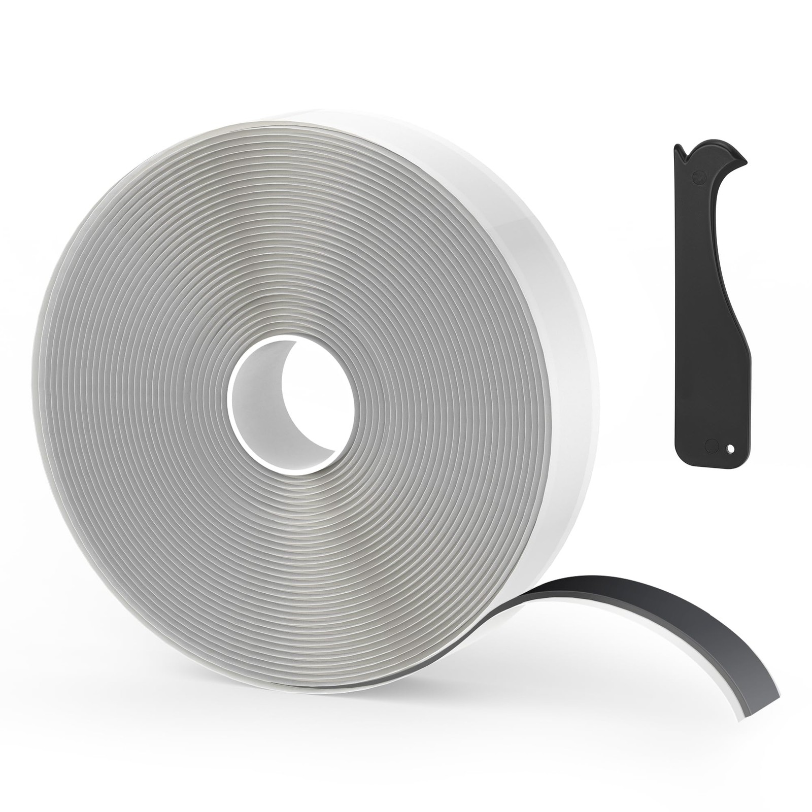 Butyl Tape Black 1" x 30 Ft None Hardening Premium Butyl Caulk Tape for RV Wi...