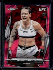 Marketplace image: 2026 Topps Chrome Sapphire UFC Nora Cornolle Padparadscha Refractor RC #1/1