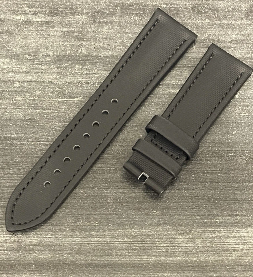 Authentic Blancpain Fifty Fathoms 23mm x 20mm Black Sailcloth Watch Strap OEM - Image 3 of 3