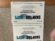 Slim Tac Wipes, One Full Box And One Half-full Box