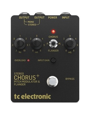 TC ELECTRONIC Neuauflage Stereo SCF Gold Chorus Flanger Effektpedal Schaltung Vorverstärker