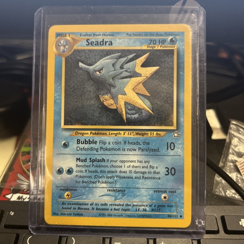 Pokemon TCG Seadra 48/111 Neo Genesis Uncommon