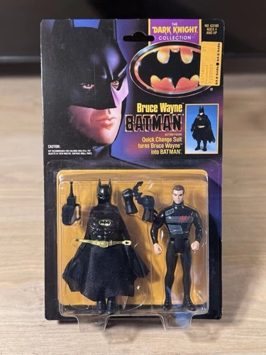 Vintage Bruce Wayne Batman Quick Change The Dark Knight Collection Kenner 1990