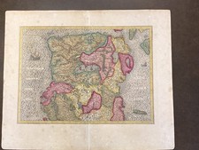 Gerard Mercatur / IRLANDIAE REGNUM MAP OF NORTHERN IRELAND 1609