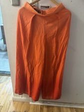 Escada Vintage Couture Palazzo Pants Orange Ombr  Effect. Sz 40/ US size 10.