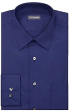 BRAND NEW Van Heusen Men's Dress Shirt Regular Fit, Persian Blue, 17.5, 34/35 XL
