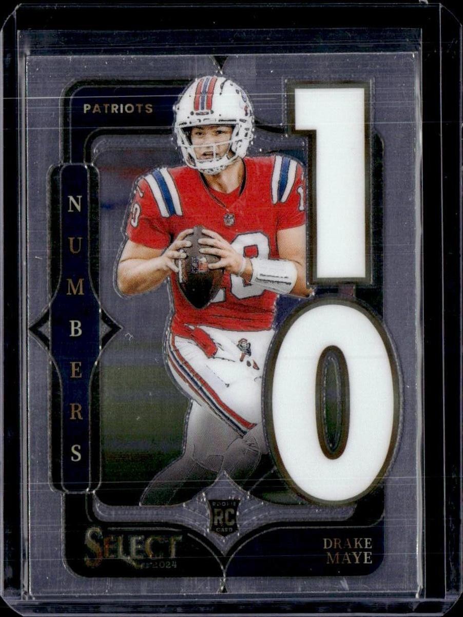 2024 Panini Select #20 Drake Maye Select Numbers