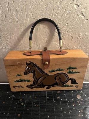 Vintage Enid Collins of Texas 1964 YOUNG UN Horse Box Bag