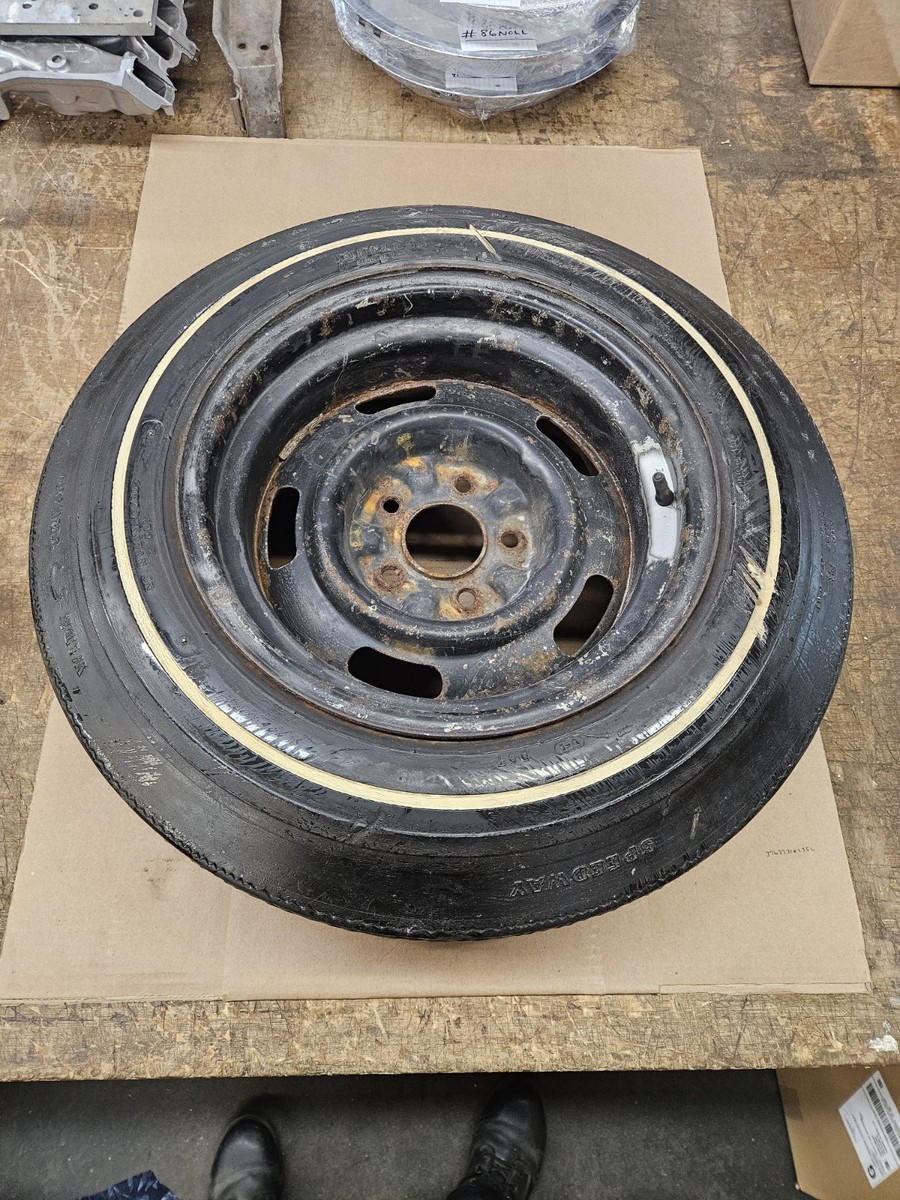 1969 Corvette Original Spare AZ Wheel K18 8-15 Goodyear Speedway