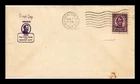 DR JIM STAMPS US COVER ABRAHAM LINCOLN 3C FIRST DAY REISSUE FAIRWAY STAINED BACK
