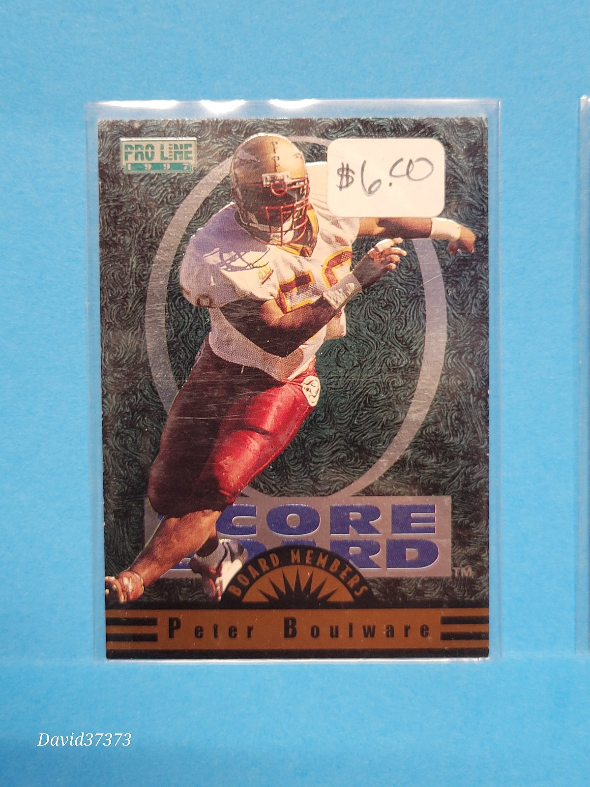 Peter Boulware Pro Line Board Members #BM13 Base